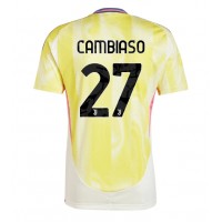 Camiseta Juventus Andrea Cambiaso #27 Visitante Equipación 2024-25 manga corta